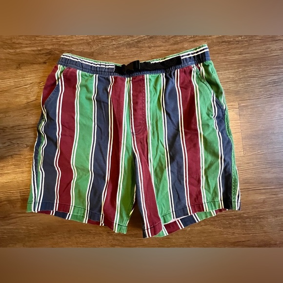 Empyre Everyday Shorts Sz Medium Striped All Over Print 7" In Short Length‎ i38 - Picture 1 of 9